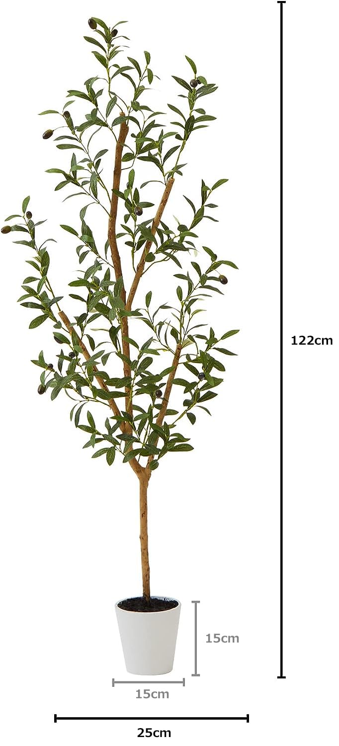 【特価セール】Nearly Natural 人工樹木 オリーブ ホワイトプランタ Amazon｜Nearly Natural 人工樹木 オリーブ ホワイトプランター付 1.5m