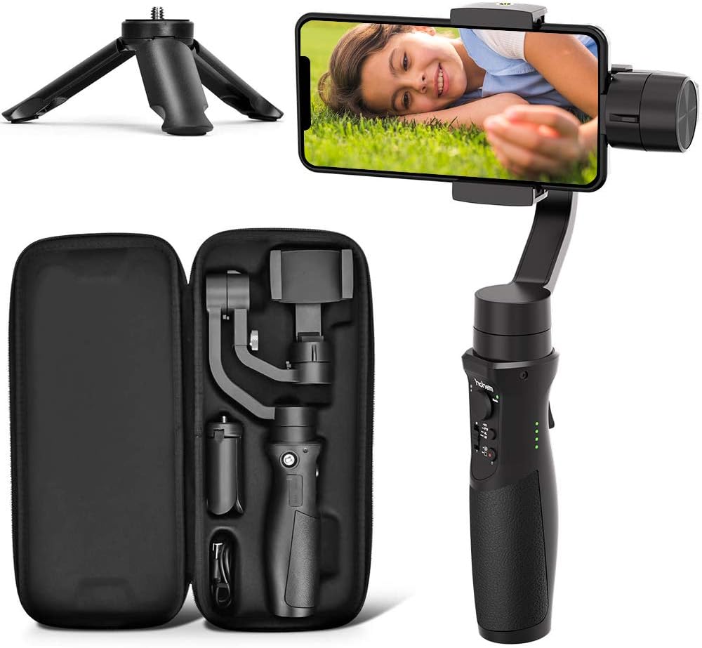 3-Axis Handheld Smartphone Gimbal Stabilizer for iPhone X XR XS Vlog Youtuber Live Video Record with Sport Inception Mode Face Object Tracking Motion Time-Lapse - Hohem Isteady Mobile Plus