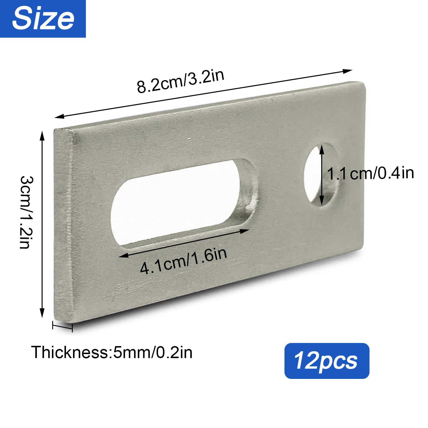 Supporti Pannelli Solari In Acciaio Inox 304 - Set Da 12 Pezzi Per Bulloni M10 - Foto 11