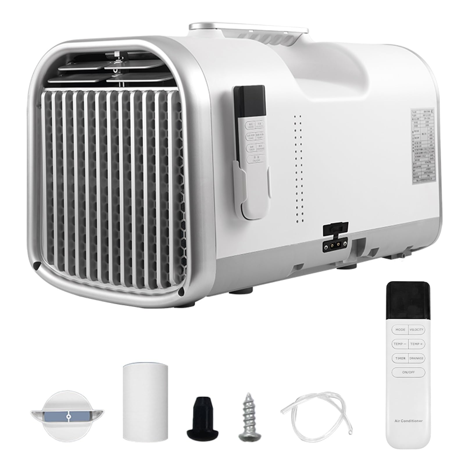 4400/5100 BTU Portable Air Conditioner,Fast Cooling Inverter Mini AC Unit,with Remote Control,Dehumidifier & 3 Speed Fan for Camping Tent RV Car Truck Outdoor(T1-PRO)