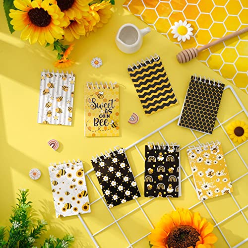 Mini carnets de notes à spirales Whaline sur le thème des abeilles - 5