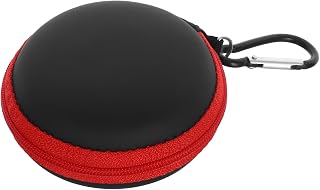Portable Mini Cigarettes Ashtray with Lid and Keychain Hook, Windproof Pocket Travel Ash Snuffer for Outdoor Camping, Smokeless Compact Car and Indoor Use
