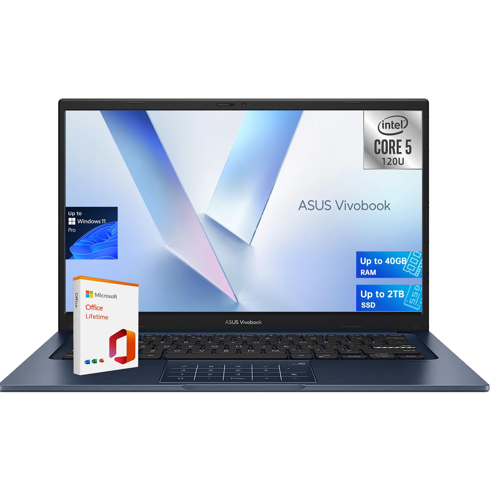 ASUS VIVOBOOK 16 F1605VAPBF SILVER 16" 1920X1200, INTEL CORE ULTRA 9 270H, 16 GB DDR5, SSD 1 TB NVME, WINDOWS 11, WIFI 6, WEBCAM FHD IR, HDMI 1.9 KG, GARANZIA TRE ANNI, NESSUN ALIMENTATORE