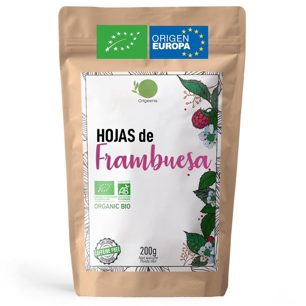 Infusión de Hojas de Frambuesa Orgánica Origeens 200g