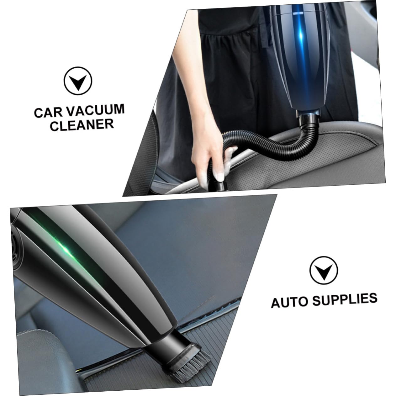 STOBAZA Car Vacuum Cleaner Hepa Filter 12w Portable Corded Auto Vacuum Dry/Wet Two-in-one for Car Supplies