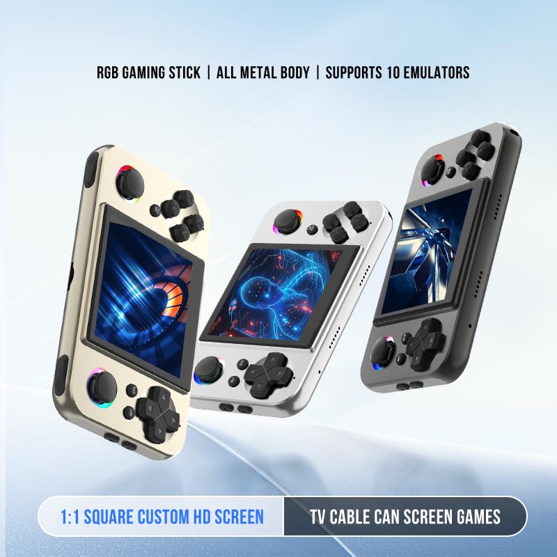 Tragbare Retro-Spielkonsole mit 3,0" IPS HD Display, 2000 mAh Akku & über 6000 klassischen Spielen