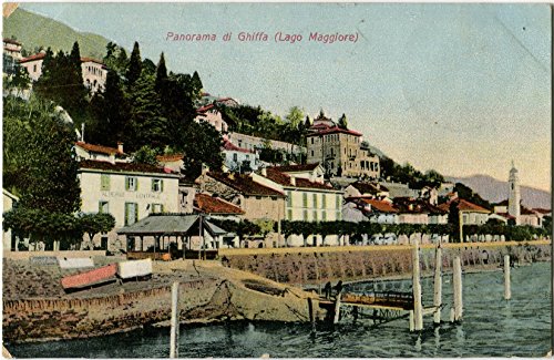 1900 Ghiffa - Panorama di Ghiffa sul Lago Maggiore, Verbania - FP COL VG Cartolina Postale