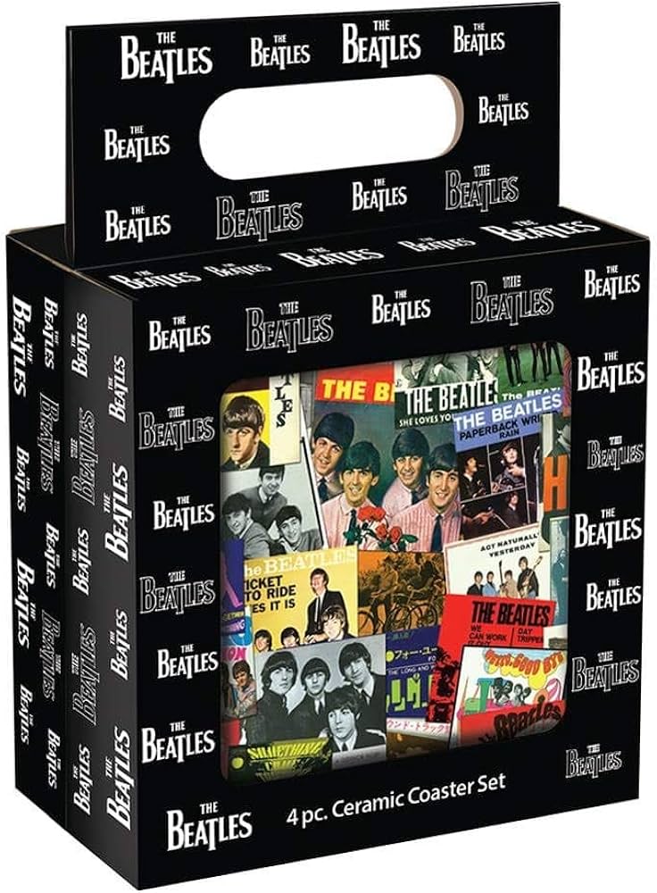 Amazon|Vandor Beatles-シングルコレクション-セラミックコースター4 Amazon|Vandor Beatles-シングルコレクション-セラミックコースター4
