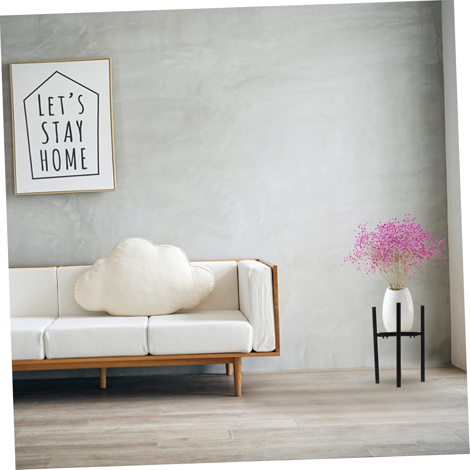 VICASKY Telescopic Plant Stand Flower Pot Rack for Use Modern Iron Design for Balcony Patio Room and Garden Decor