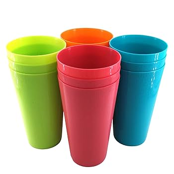 プラスチックコップ Amazon | 大型プラスチックカップ 12個セット BPAフリー