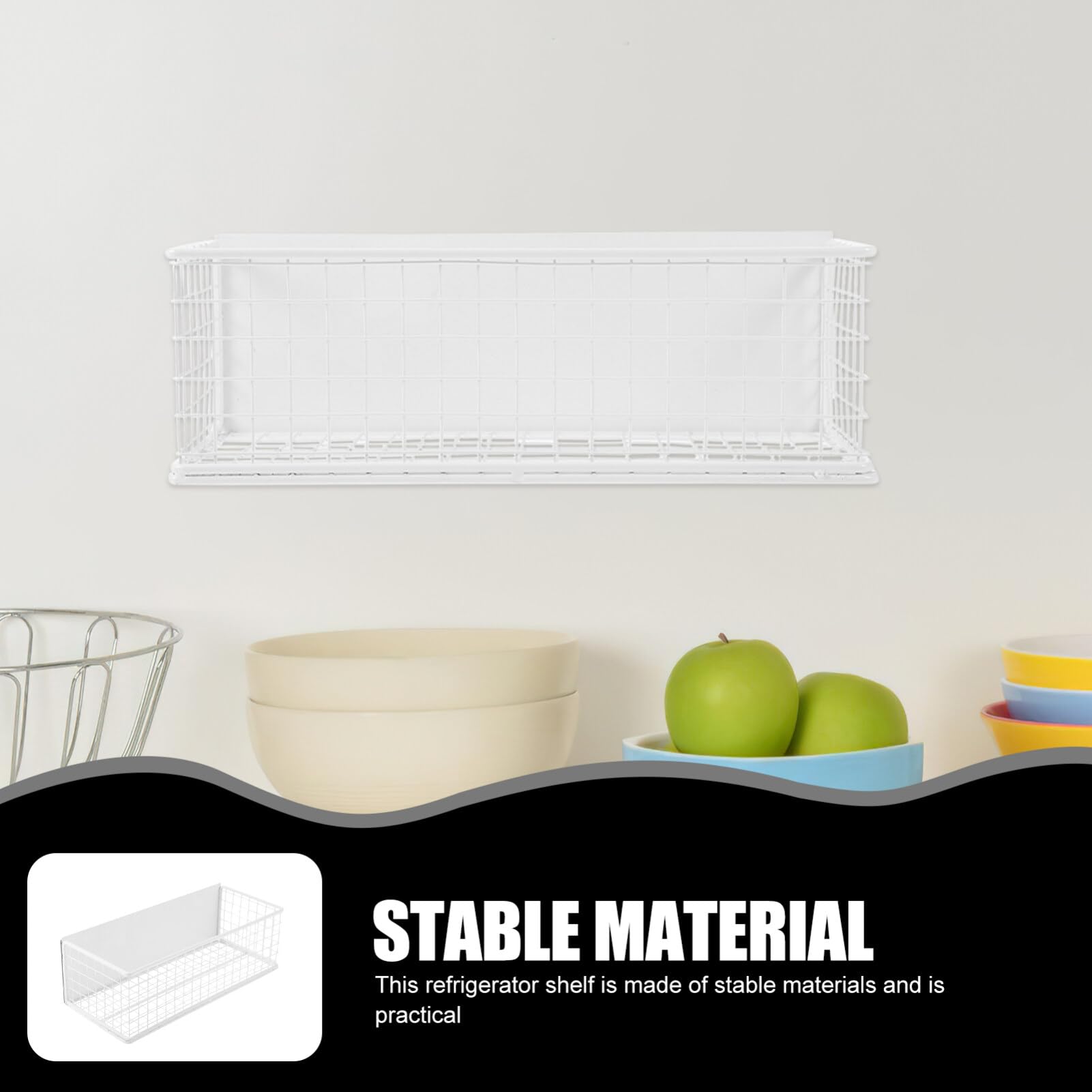 UPKOCH Organizer Magnetico per Frigo Supporto per Spezie e Utensili da Cucina Struttura Robusta e Resistente Facile da Installare su Superfici Metalliche per Ottimizzare Spazi Cucina