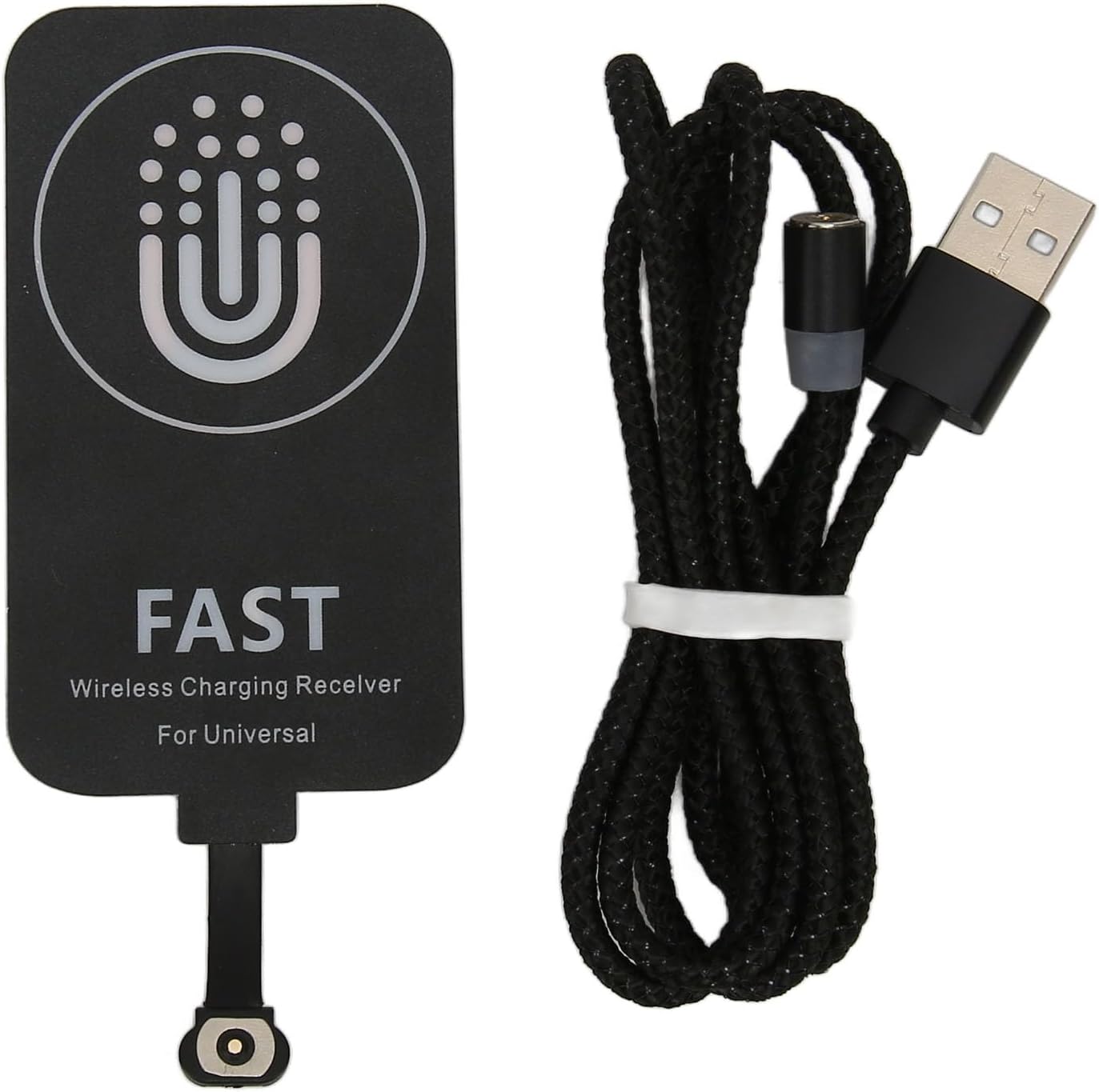 Thin Charging Receiver, Micro USB Receiver, Type C Magnetic Suction Dual Purpose Charging Patch Magnetic Back Patch