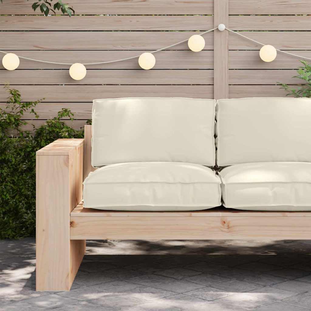 vidaXL Poduszka Materiał Oxford Kremowy 80 x 80 x 12 cm