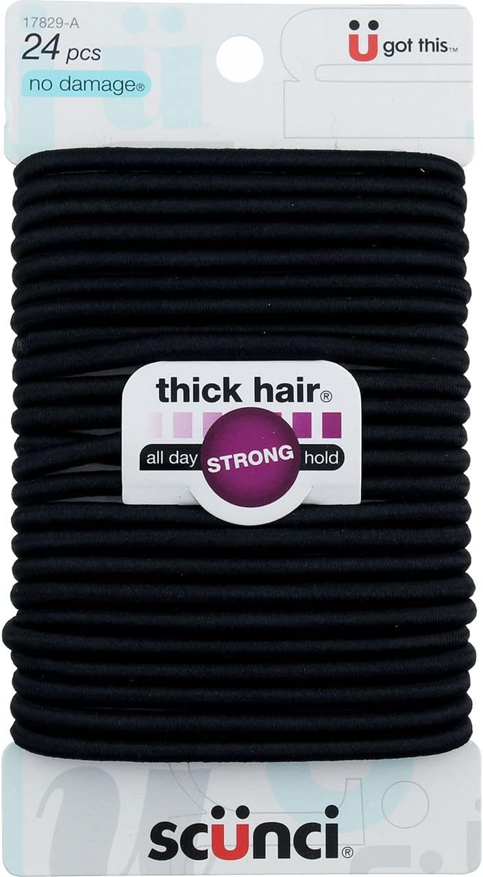 ELASTICS 5MM BLK 24 PK (Pack of 3)