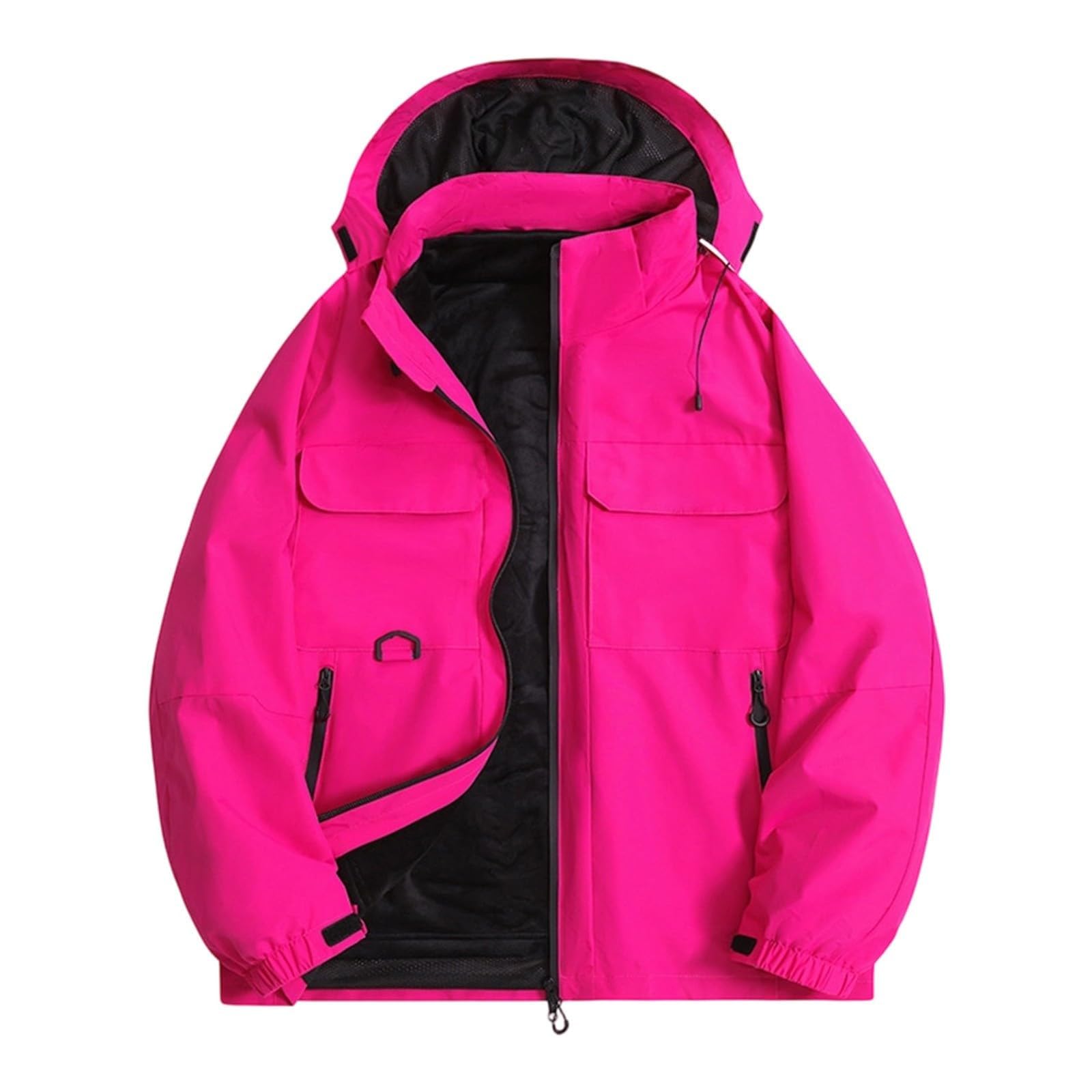 Giacca sportiva da uomo impermeabile con cappuccio
