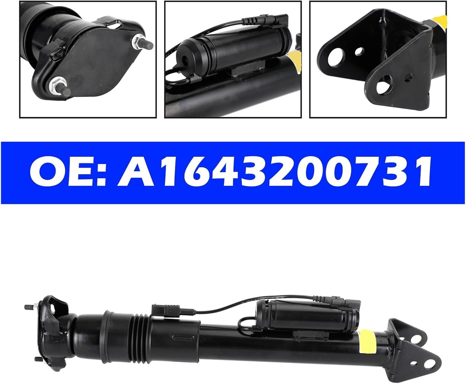 A1663200300 - Mercedes-Benz Front Left Air Suspension Strut フロントエアサスペンション ストラットリアショックアブソーバー、メルセデス