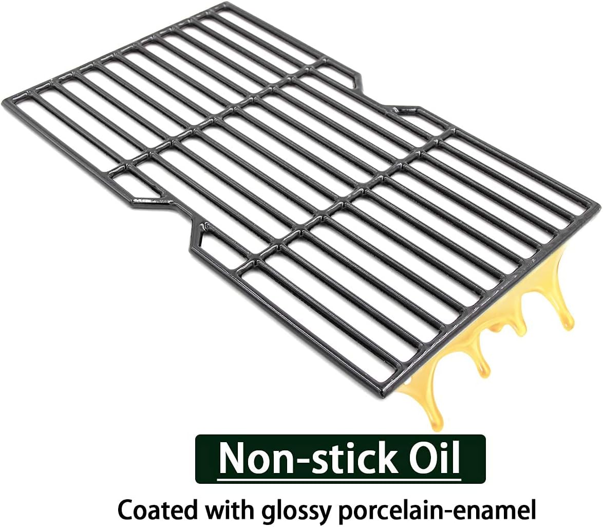 VICOOL 16 15/16 Inch Porcelain Coated Cast Iron Grill Grates Replacement for Charbroil 463344015, 466642616, Nexgrill 720-0864 Gas Grill, G467-0002-W1, Set of 3, (hyG117C) : Patio, Lawn & Garden