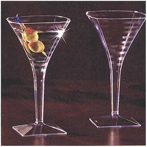 EMI YOSHI, Squares 8 oz. Martini Glass, Clear, 72 per case