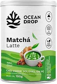 Matchá Latte Ocean Drop Sabor Chai 125g
