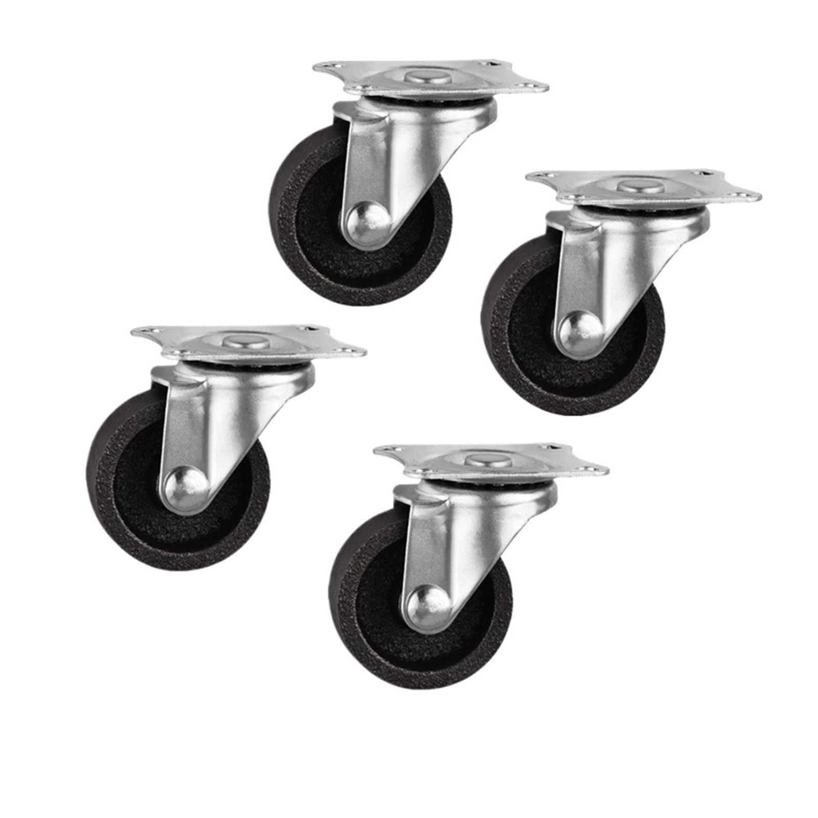 Roulettes meuble fonte 1.5 pouces 4cm pour meuble industriel et restauration de buffet
