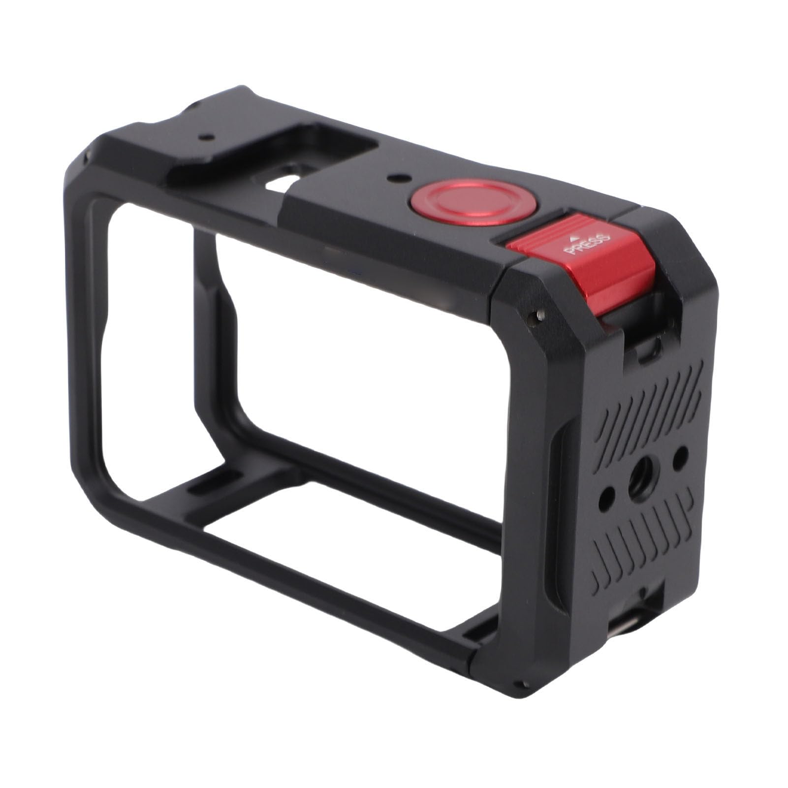 Jaula para Cámara de Acción, Jaula Protectora de Vídeo de Aleación de Aluminio, Marco de Cámara Duradero con Zapata Fría y Rosca de 1/4 de Pulgada, Ideal para 6