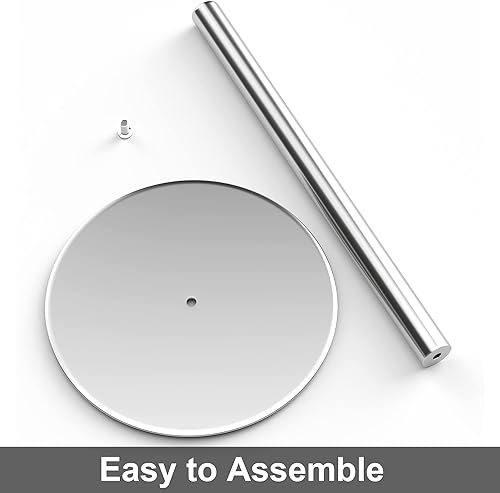 Miniatura 4 de Soporte para toallas de papel plateado, organizador de papel de acero inoxidable premium, dispensador de rollos de cocina clásico