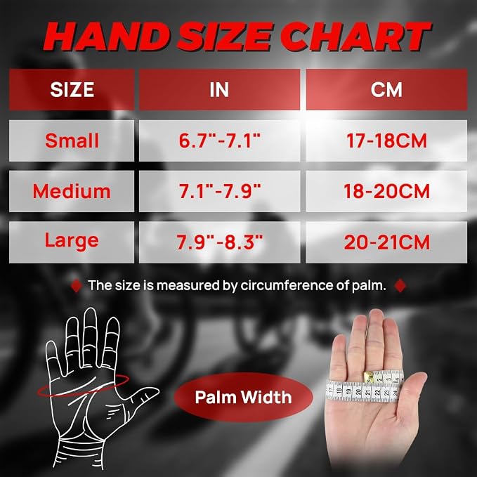 Guantes de Ciclismo para Hombre y Mujer MTB Rojos miniatura 2