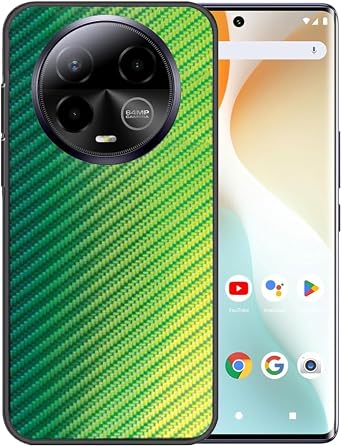for BLU Bold K50 Case, Colorful Gradient Wave Pattern Slim Flexible Thin TPU with Reinforced Corners Shock Absorbing Silicone Rubber Protective Case Cover for BLU Bold K50 K0130WW -Green