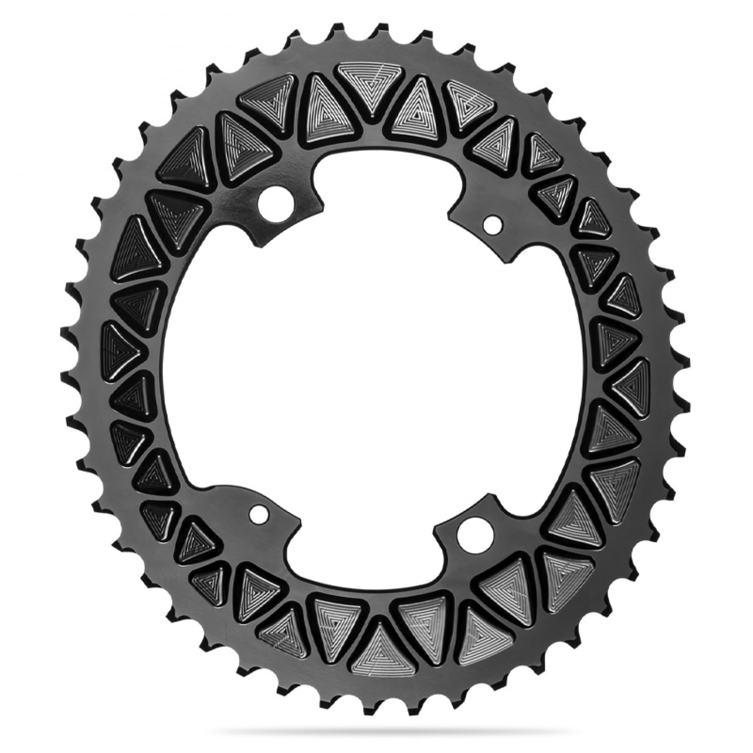 ABSOLUTE BLACK Chainring Absoluteblack Oval 110Mm 46T 4B 2X 9100 Bk