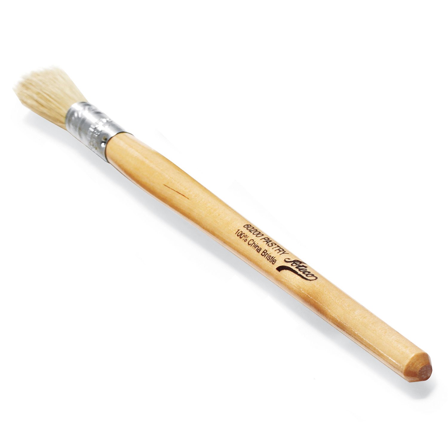 Ateco Pastry Brush Baking Supply, 1 1/16" - Round, Brown