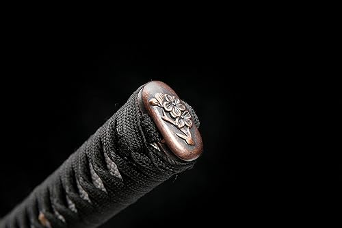 Miniatura 7 de Fujiwara Serie Damasco Acero Samurai Espada Con Martillo Perforado Columna I 41 Pulgadas En General I