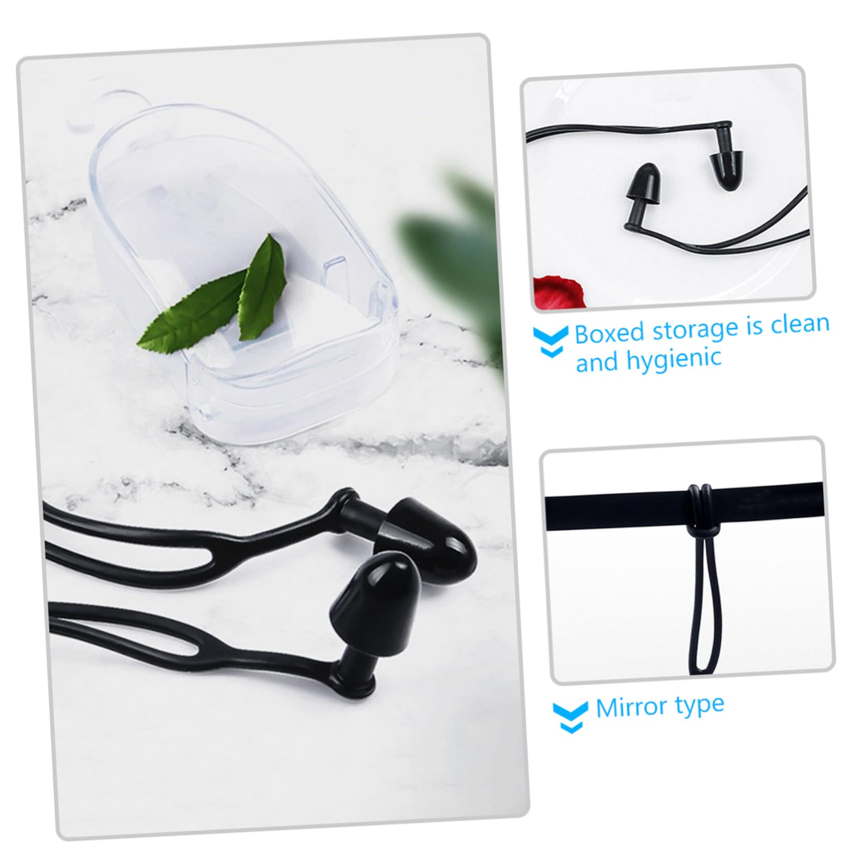 Anneome Silicone Swimming Ear Plugs Reusable Adult Boys and Girls Ear Protection for Bathing Water Sports Swimming