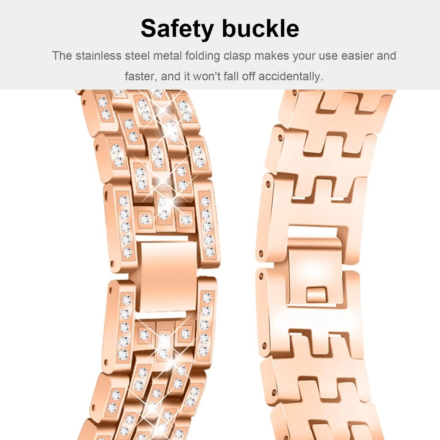 Miimall Compatible with Google Pixel Watch Metal Strap - Image 3
