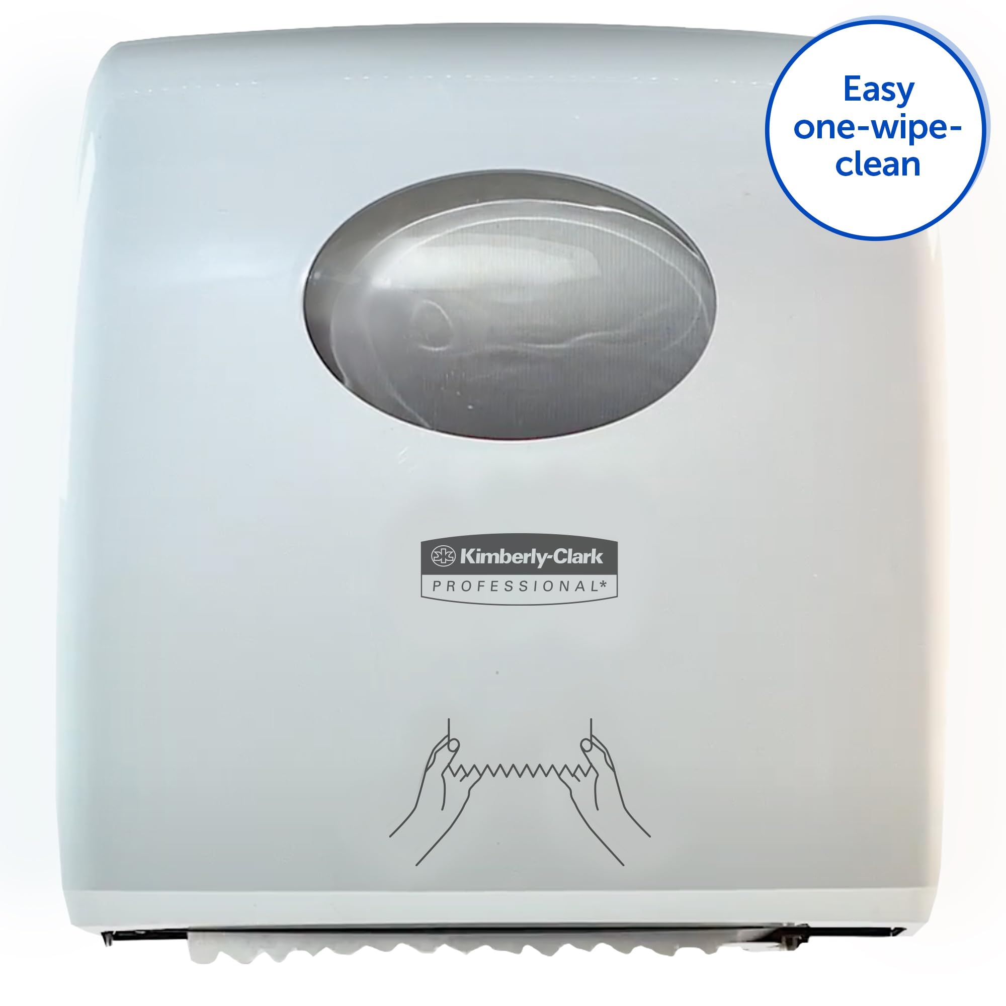 Distributeur d’essuie-Mains en Rouleaux Slimroll Aquarius 7955 – Blanc, Fixation Murale, Compact et hygiénique, Idéal pour sanitaires à Fort trafic