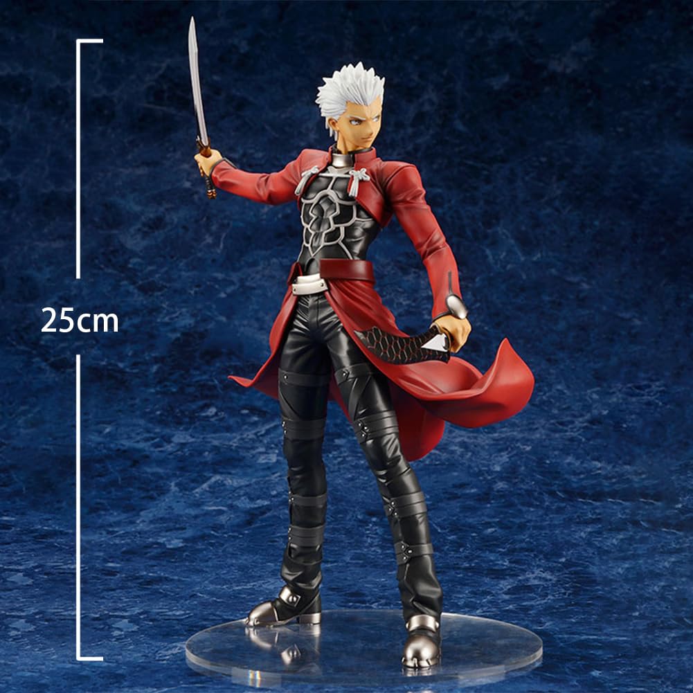 DEXSHUN Archer-Emiya Shirou figurka Anime Fate FGO, seria Emiya Shirou, z akcesoriami, PCW, Merch, anime, dekoracja na biurko, prezent dla kolekcjonerów, 25 cm