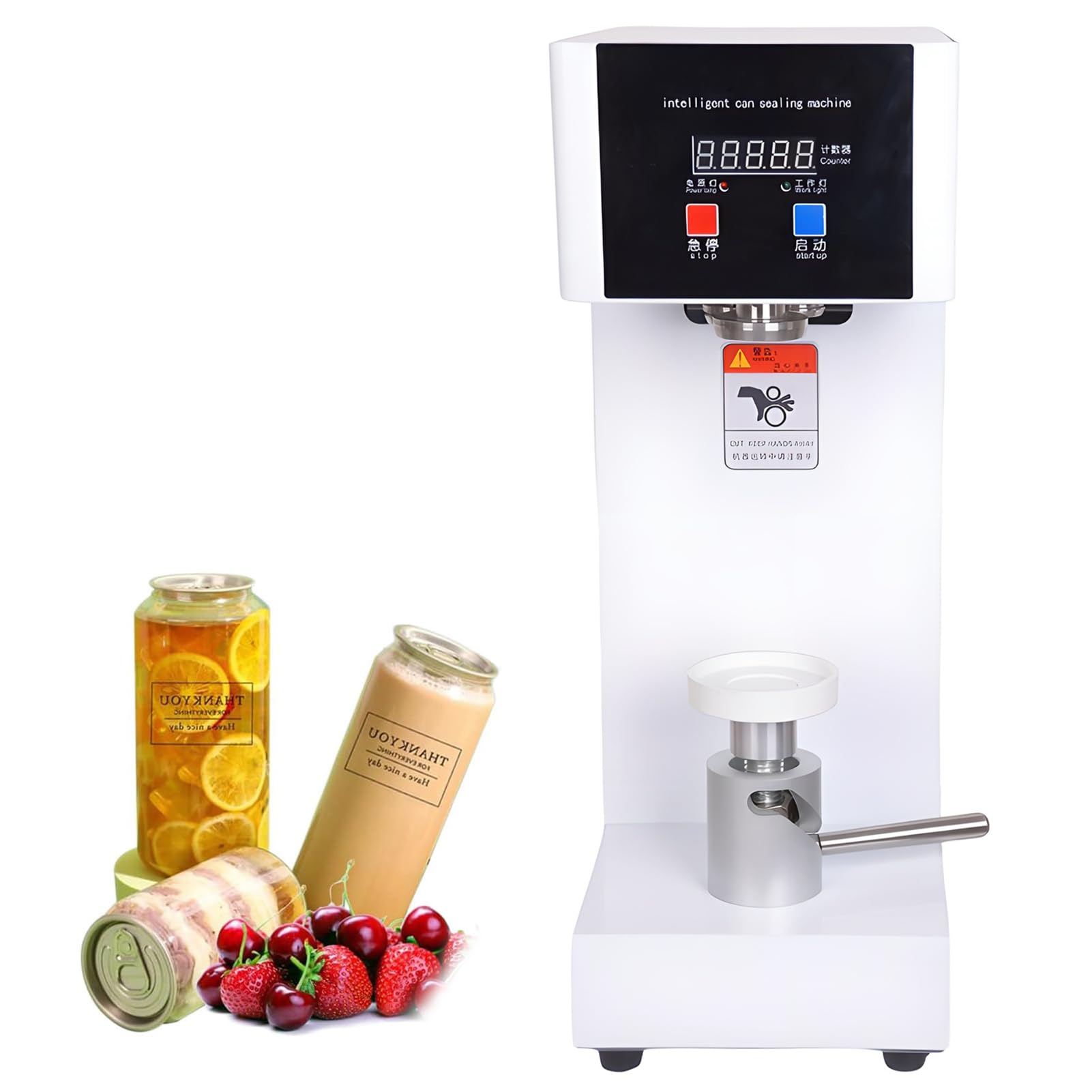 Herramienta de sellado de jarra automática de la máquina de lata de lata de lata-180W semiautomatales para el marinero para 330/500/650 ml de latas de bebidas de titulación de vidrio de aluminio