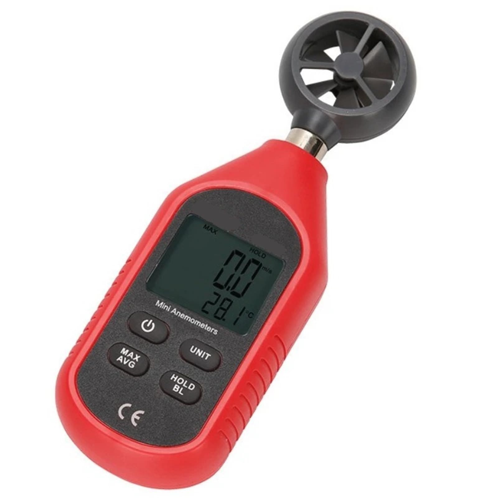 Anémomètre portable écran LCD pour contrôler les flux d'air - 8