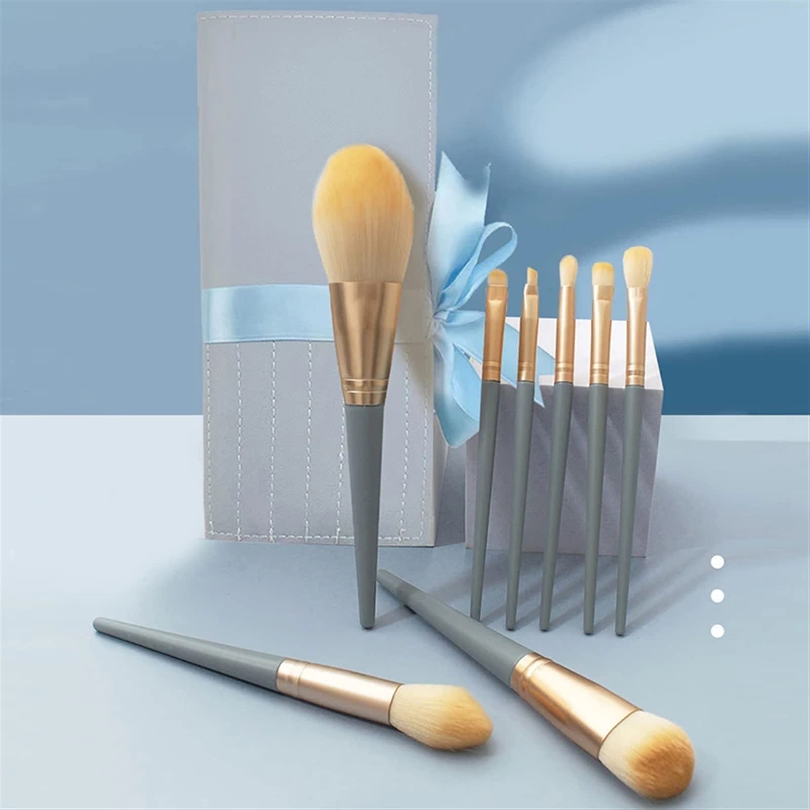 EDDGE Juego de brochas de Maquillaje, brocha Profesional de Sombra de Ojos for Cabello Suave y Rico, brocha for Cejas, cosmética de Belleza, brochas de Maquillaje correctoras
