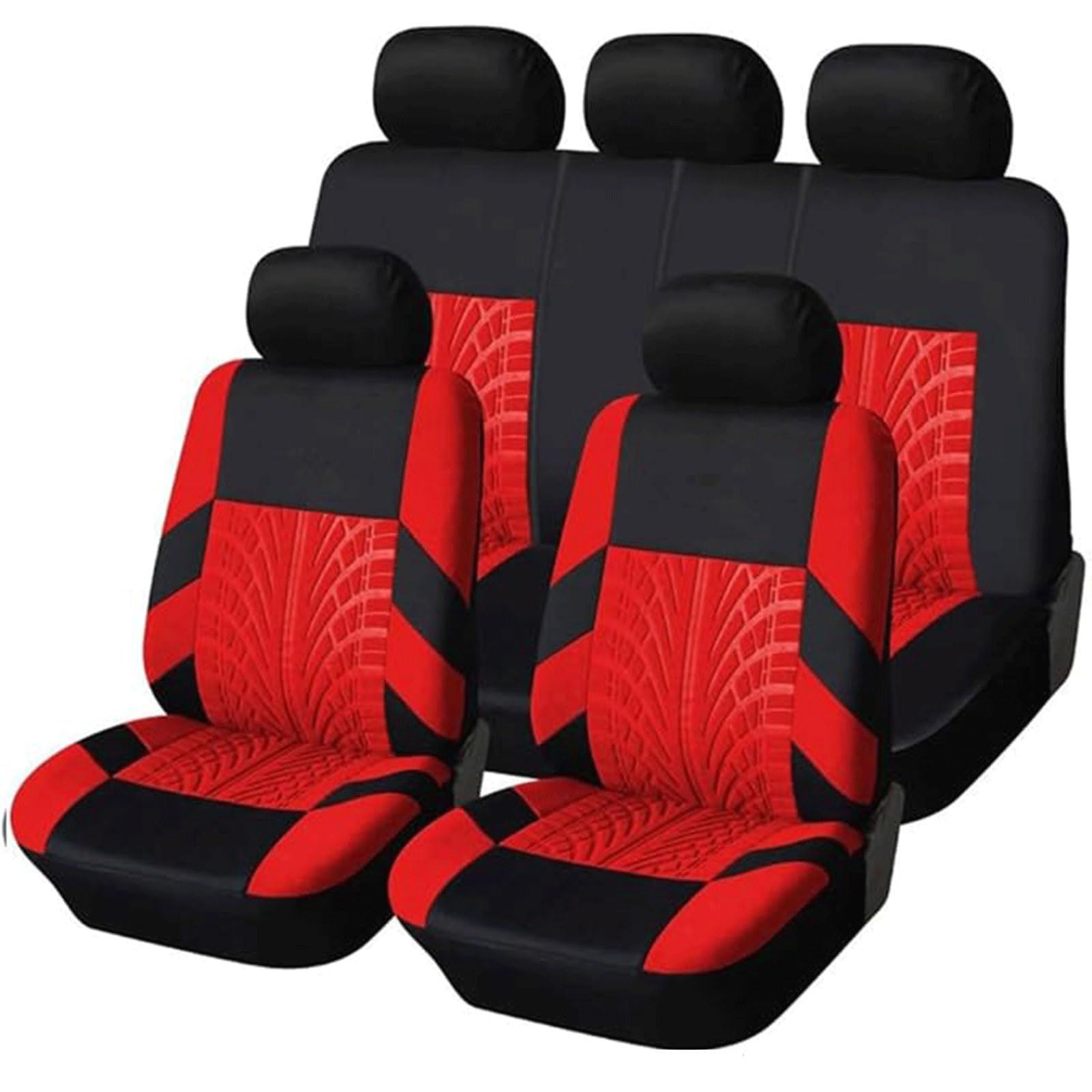 Hhcvluzi C/Red Hhvluzi Ar Seat Overs For Toyota Orolla 2001 2002 2003 2004 2005 2006,Loth Full Surround Ushion Breathable Front Rear Seat Over Seat Protetors Interior Aessories,