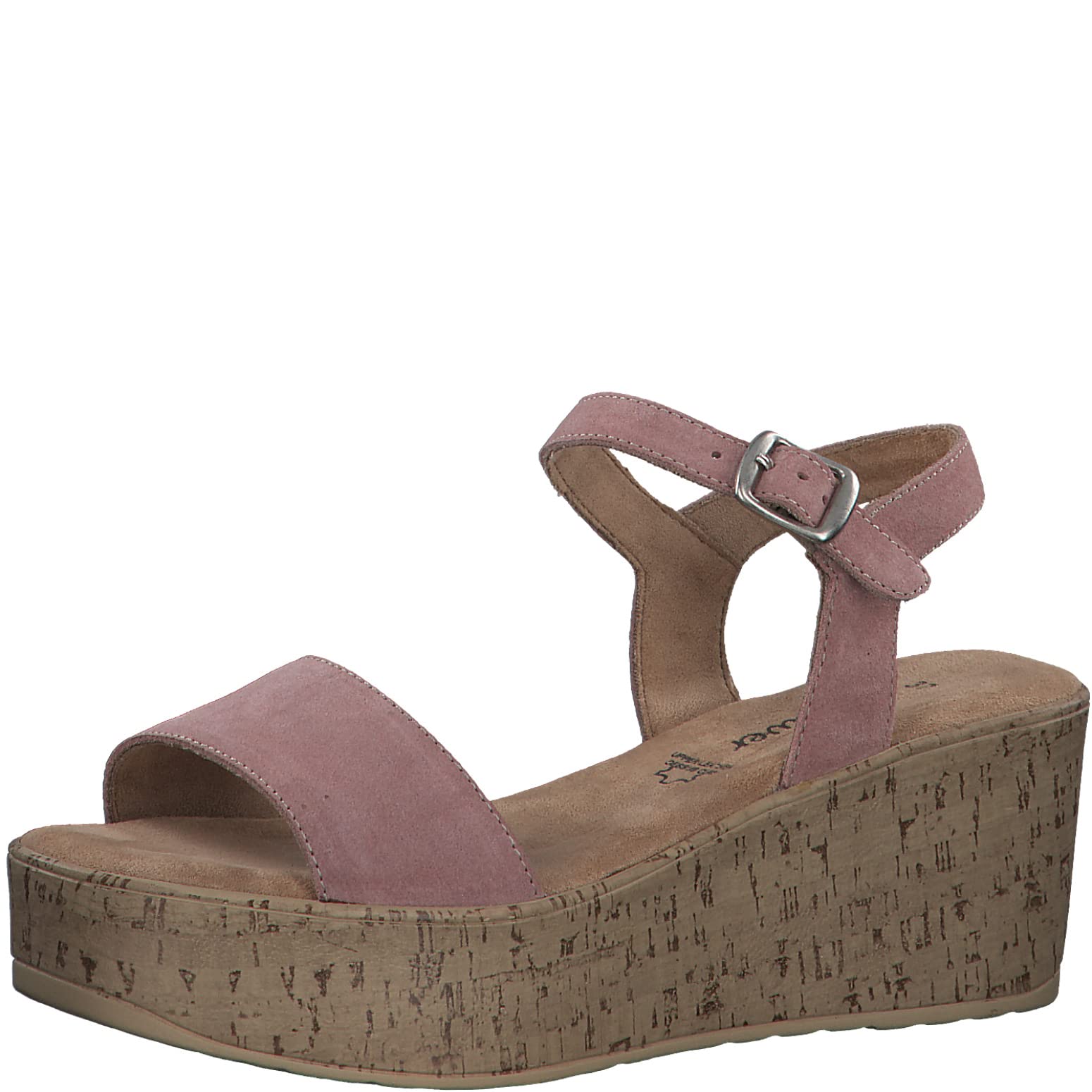 s.Oliver Women's Wedge Sandals 5-28311-20, rose, 8 UK
