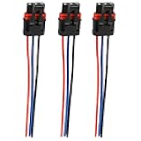 GZZTORES Pulse Bus Bar Power Plug Pigtail Connector for Polaris Ranger XP 1000 / RZR/Pro RS1 General 2018 2019 2020 2021 2022 2023 2024 2025 2026 Pulse Plug Bus Bar Harness Pigtail 3Pcs