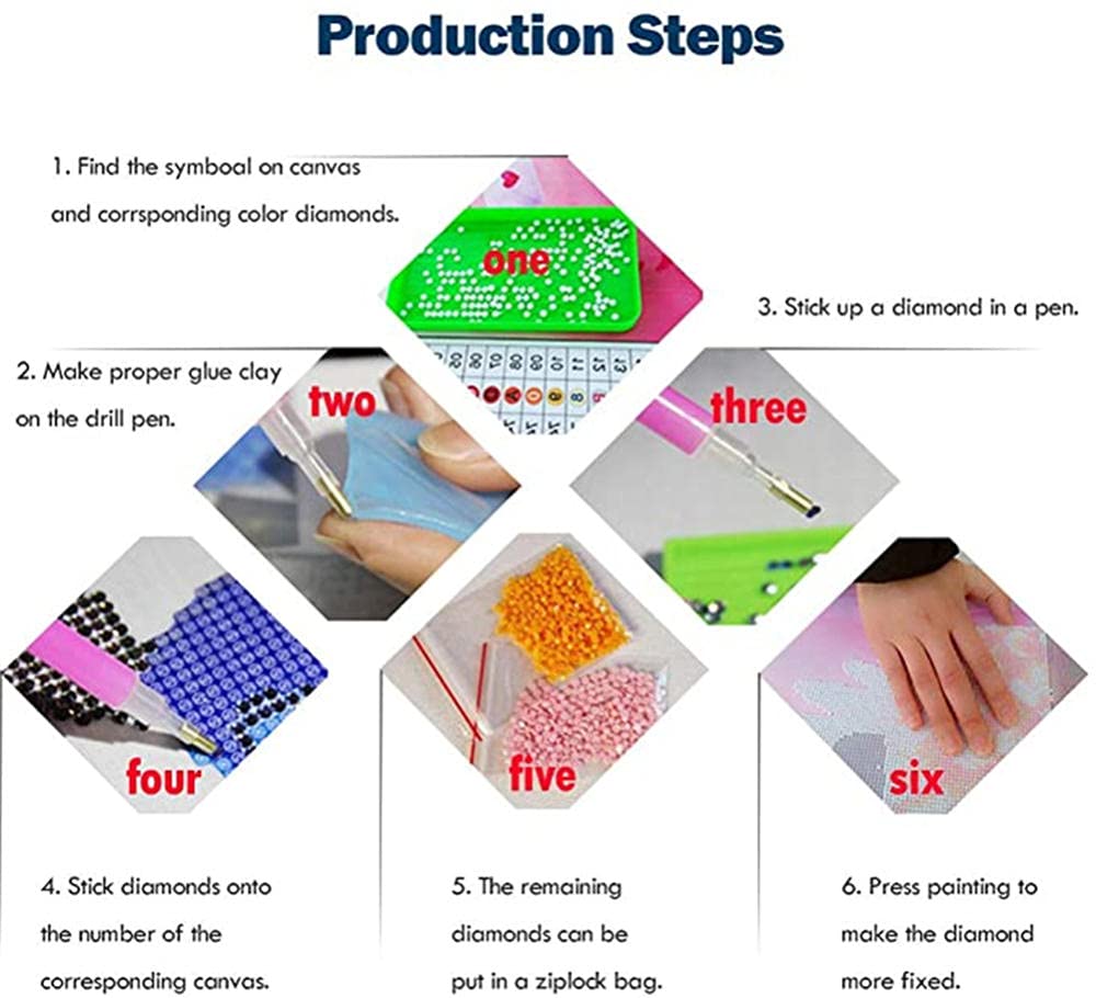 5D DIY Diamant Peinture Kit Couple personnes âgées Mosaïque Diamond Painting Full Drill Cristal Strass Diamant Art Diamant Broderie Point Croix Toile Craftse Maison Murale Décoration Cadeau 100x120cm