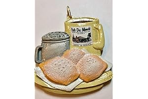 New Orleans Christmas Tree Ornament - Coffee and Beignets