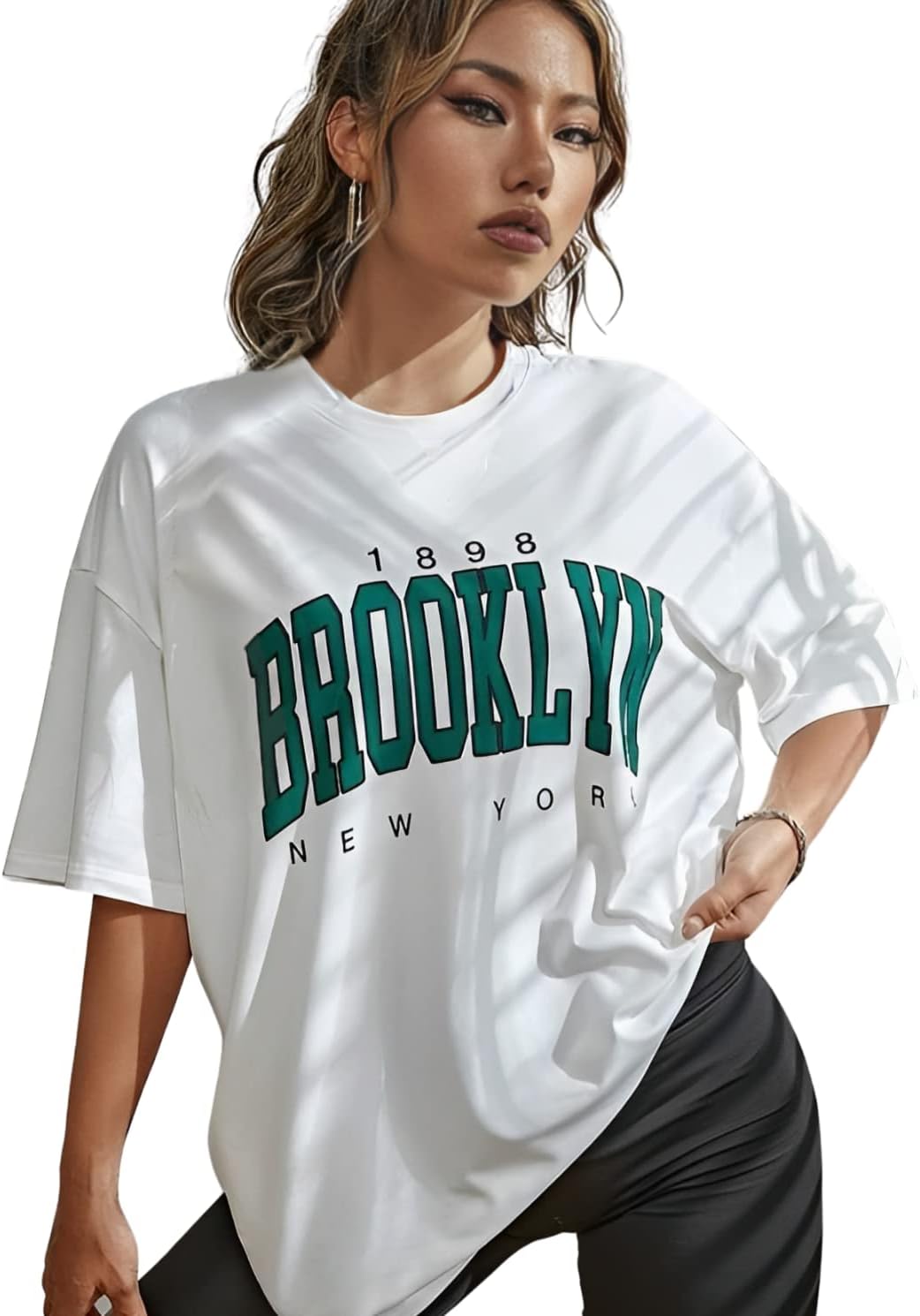 CALM DOWNOversized T-Shirt for Women