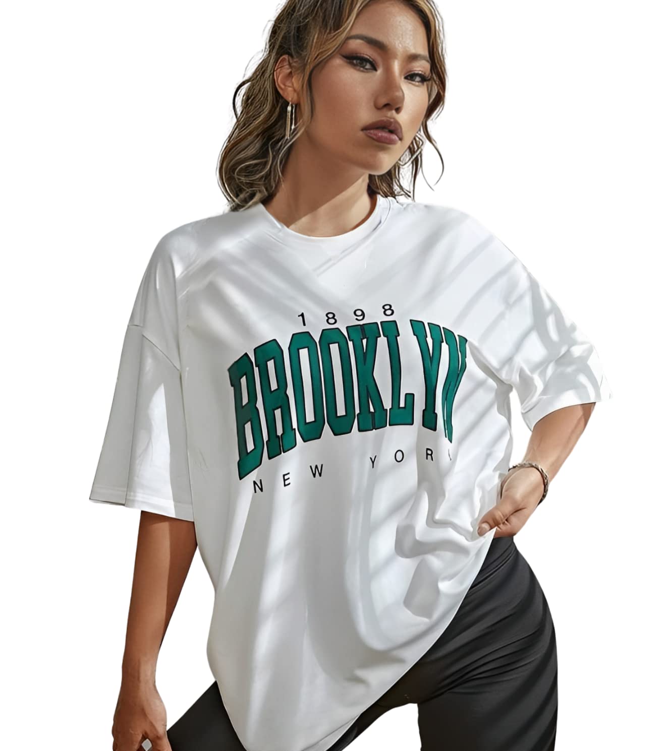 CALM DOWNOversized T-Shirt for Women