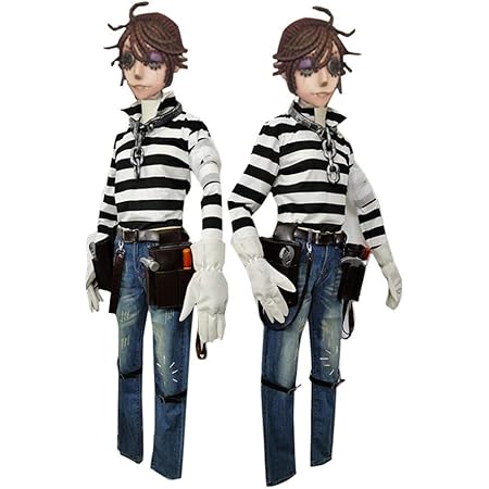 Amazon Azuiblc 第五人格 囚人の衣装 道具付き 便利コスセット バイパー コスチューム Cosplay お盆 プレゼント 祭り ハロウィン クリスマス 衣装 変装 仮装 コスプレ 仮装 通販