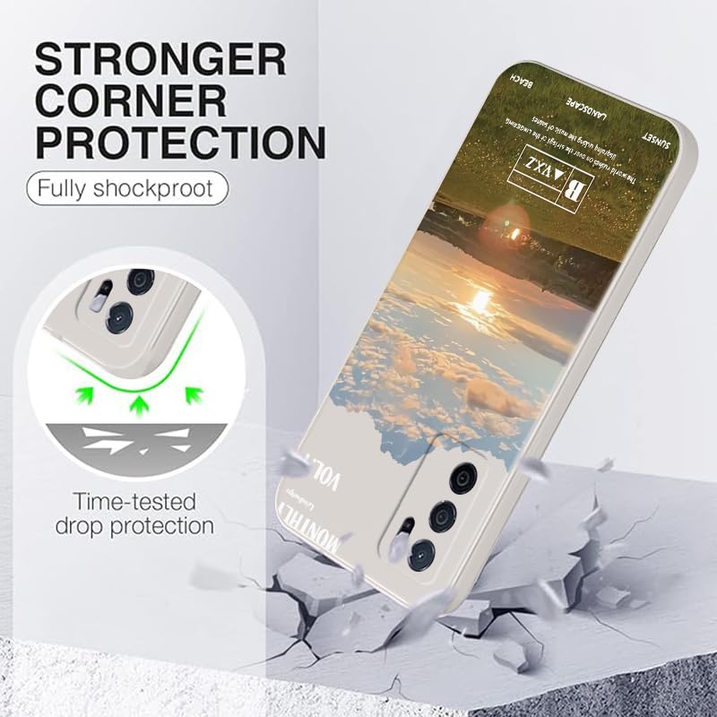 WOKEZ Telefonfodral för Oppo Reno 10 - Solnedgångsmönster