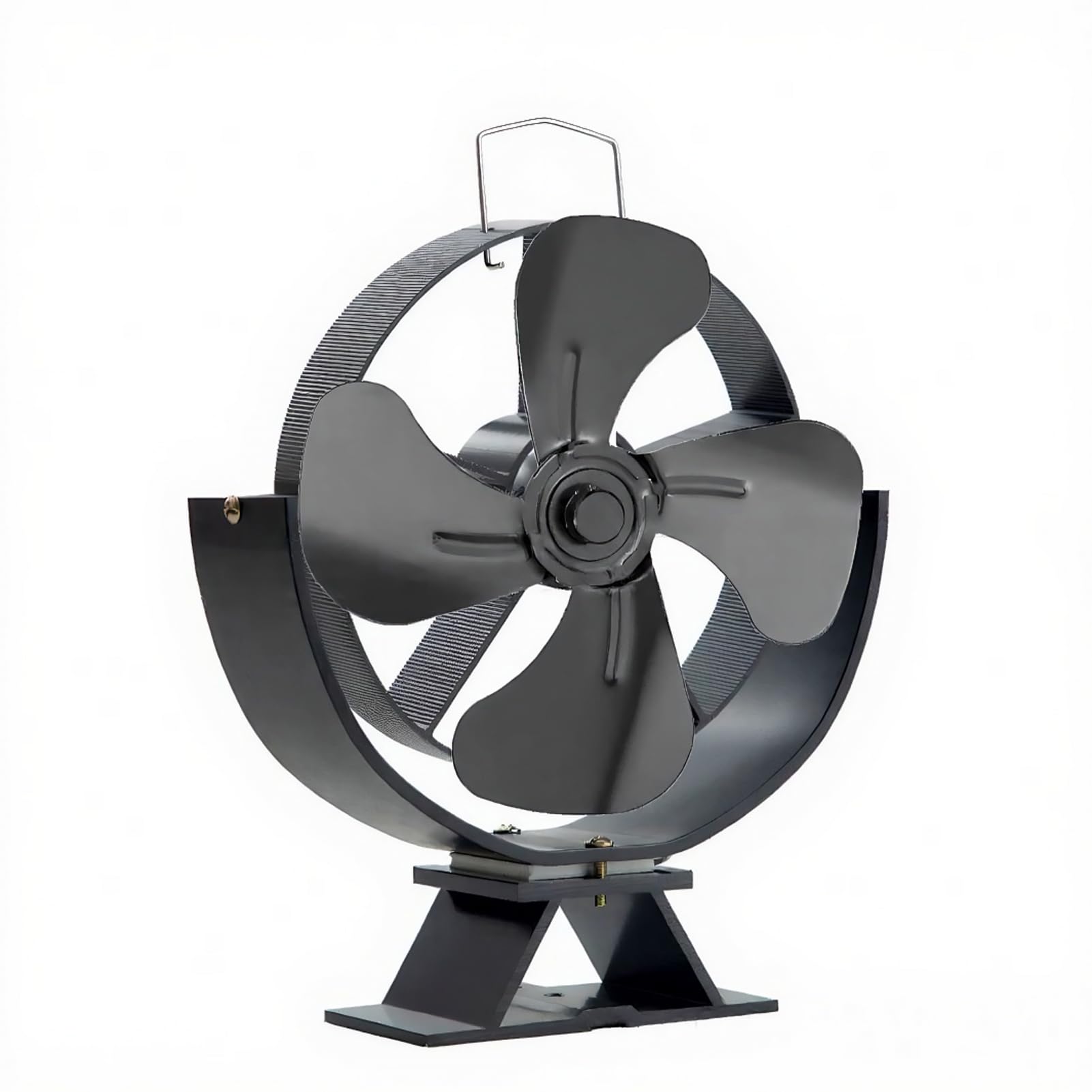 Ventilatore per stufa a legna, regolabile. Facile da usare, resistente e portatile. Adatto a stufe legna e caminetti, XZ1320 4-Foglie
