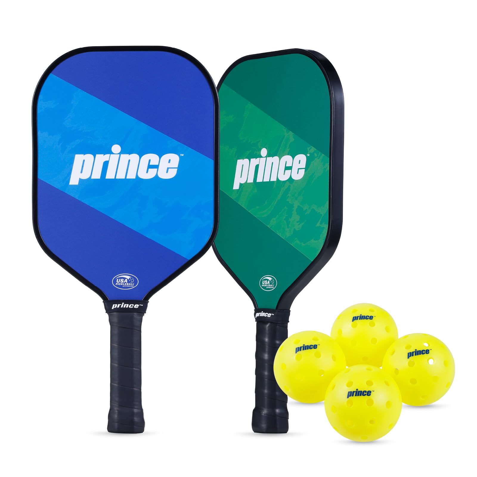 Amazon.com: Prince - Pickleball Set 6-Player, Carbon Fiber Paddles