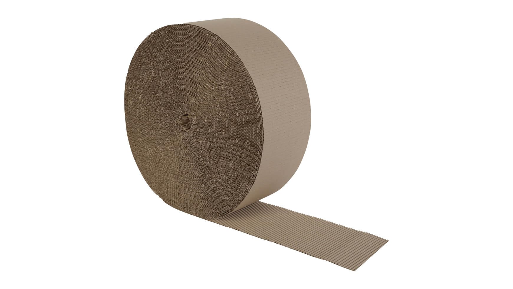 2x Rollenwellpappe Wellpapprolle 20cm 70lfm Braun C-Welle Wellpappe Verpackungsmaterial für sicheren Versand & Lagerung
